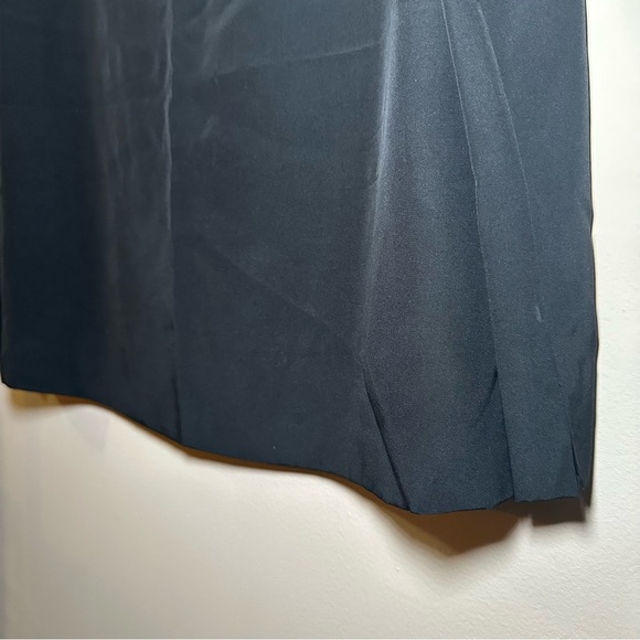 Kate Hill Classic Closet Staple Black Sleeveless Silk Elevated Basic TankTop 22W - Picture 7 of 16